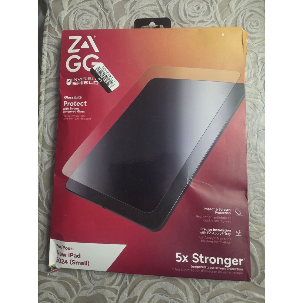 ZAGG InvisibleShield Glass Elite Screen Protector iPad 2024 Small NEW